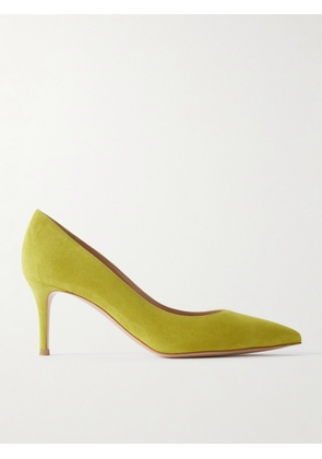 Gianvito Rossi - Gianvito 70 Suede Pumps - Green - IT36,IT36.5,IT37,IT37.5,IT38,IT38.5,IT39,IT39.5,IT40,IT40.5,IT41,IT41.5,IT42