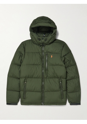 Polo Ralph Lauren - Gorham Logo-Embroidered Quilted Recycled-Ripstop Hooded Down Jacket - Men - Green - S