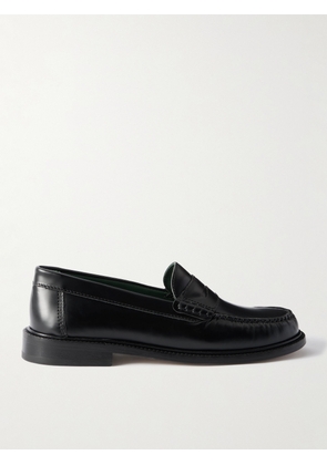 VINNY's - Yardee Polished-Leather Penny Loafers - Men - Black - EU 40