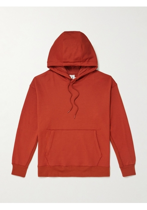 Nike - Classics Cotton-Blend Jersey Hoodie - Men - Red - XS