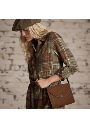 Roughout Suede Crossbody Bag