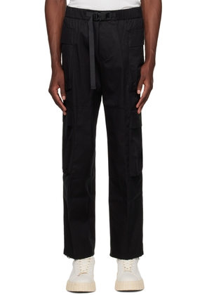 Bonsai Black Double Cargo Pants