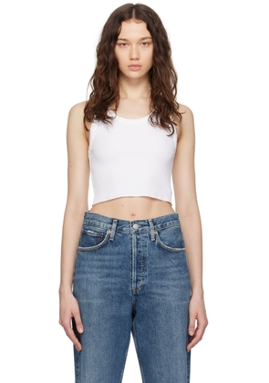 AGOLDE White Poppy Tank Top