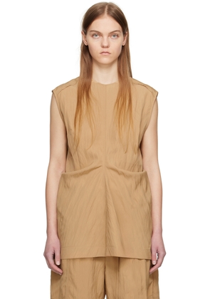 Studio Nicholson Beige Garda Tank Top