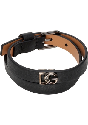 Dolce & Gabbana Calfskin 'DG' Logo Bracelet
