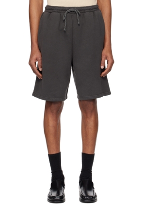 The Elder Statesman Gray Daily Ball Shorts