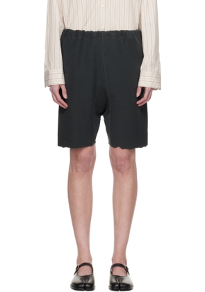 Maison Margiela Black Drawstring Shorts