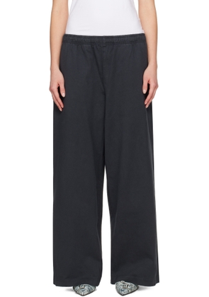 Acne Studios Black Jersey Lounge Pants