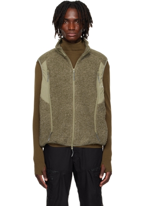 ROA Khaki Polar Fleece Vest