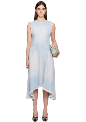 Acne Studios Blue Sleeveless Denim Midi Dress