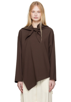 Studio Nicholson Brown Bute Blouse