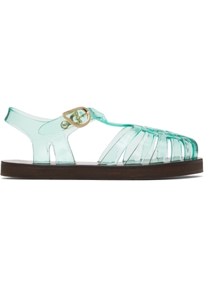 Ancient Greek Sandals Green Homeria Jelly Sandals