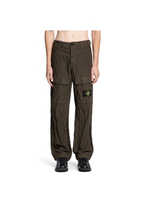3100025n Wrinkled Corduroy Cargo Trousers