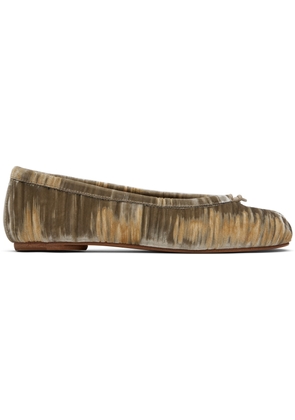 Maison Margiela Brown Tabi Ballerina Flats