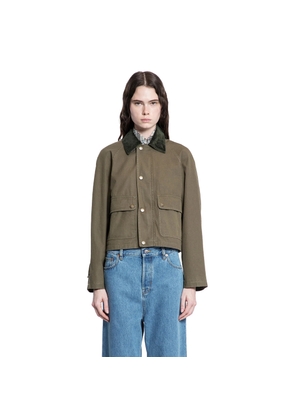 BURBERRY WOMAN GREEN JACKETS