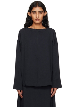 Studio Nicholson Navy Lory Blouse