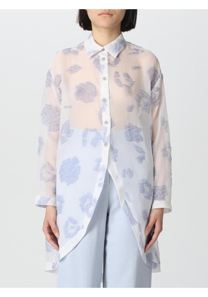 Blazer GIORGIO ARMANI Woman color Gnawed Blue