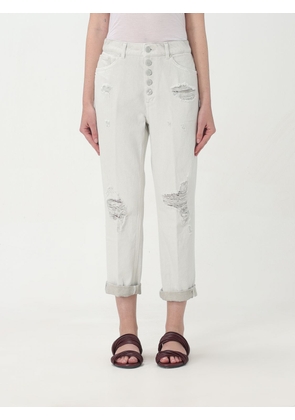 Pants DONDUP Woman color Grey