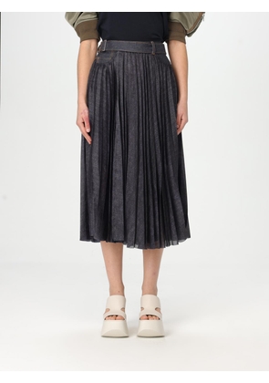 Skirt SACAI Woman color Blue