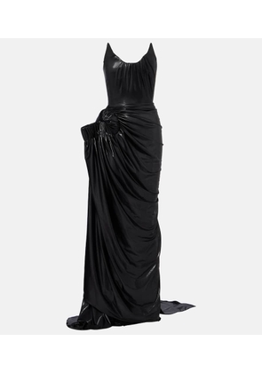 Maticevski Lexicon draped gathered gown