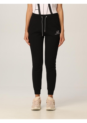 Armani Exchange cotton jogging pants with logo