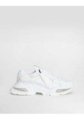 Dolce & Gabbana Mixed-material Airmaster Sneakers - Woman Sneakers White Fabric 39.5