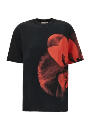 Alexander McQueen Black Cotton T-shirt