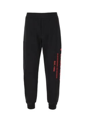 Alexander McQueen Black Cotton Joggers