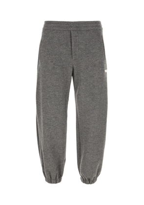 Alexander McQueen Grey Wool Blend Joggers
