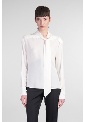 Alexander McQueen Shirt In Beige Silk