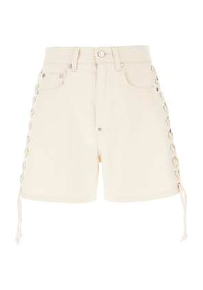 Stella McCartney Sand Denim Shorts