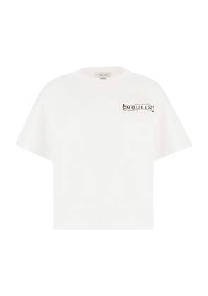 Alexander McQueen White Cotton T-shirt