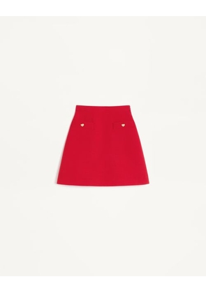 Valentino Crepe Couture Skirt Woman PARIS 36