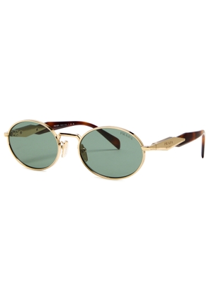 Prada Oval-frame Sunglasses - Gold - One Size