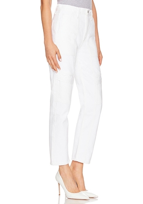 AGOLDE Cooper Cargo Jeans in White. Size 33. Also in 34.