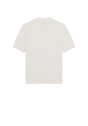 A.P.C. Livio Polo in Cream. Size S. Also in L, M, XL/1X.
