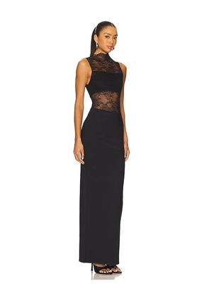 Alice + Olivia Nichol Maxi Dress With Bandeau in Black. Size 0. Also in 10, 6, 8.