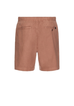 Faherty Essential Drawstring Short in Rose. Size L. Also in S, XL/1X.