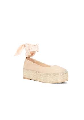 Free People Starboard Wrap Espadrille in Nude. Size 36. Also in 37.