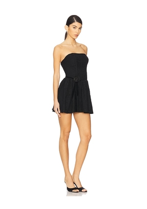 MORE TO COME Klaudia Strapless Mini Dress in Black. Size S. Also in M.