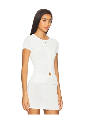 Lovers and Friends Glin Cardigan in White. Size L. Also in M, S, XL, XS, XXS.