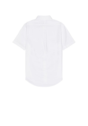 Polo Ralph Lauren Oxford Short Sleeve Shirt in White. Size L. Also in M.