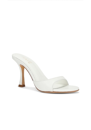 RAYE Alejandra Heel in White. Size 10. Also in 6, 6.5, 8, 9.