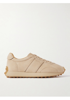 Tod's - Sportivo Active Leather-trimmed Suede Sneakers - Brown - IT35,IT35.5,IT36,IT36.5,IT37,IT37.5,IT38,IT38.5,IT39,IT39.5,IT40,IT40.5,IT41,IT41.5,IT42