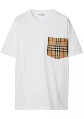 Burberry Vintage Check pocket T-shirt - White