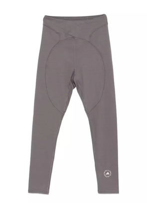 adidas by Stella McCartney 7/8 circular-panel performance leggings - Grey