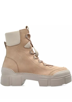Vic Matie lace-up padded boots - Neutrals