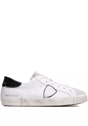 Philippe Model Paris leather suede sneakers - NERO/BIANCO