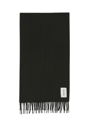 Rodebjer Wega fringed wool scarf - Green