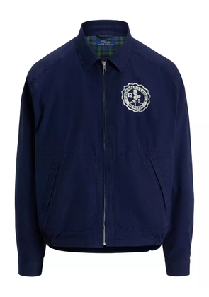Polo Ralph Lauren embroidered-logo shirt jacket - Blue